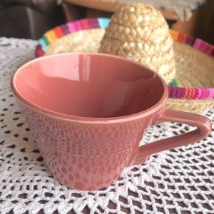 VTG Fiesta Harlequin Original Rose Glazed Tea Cup